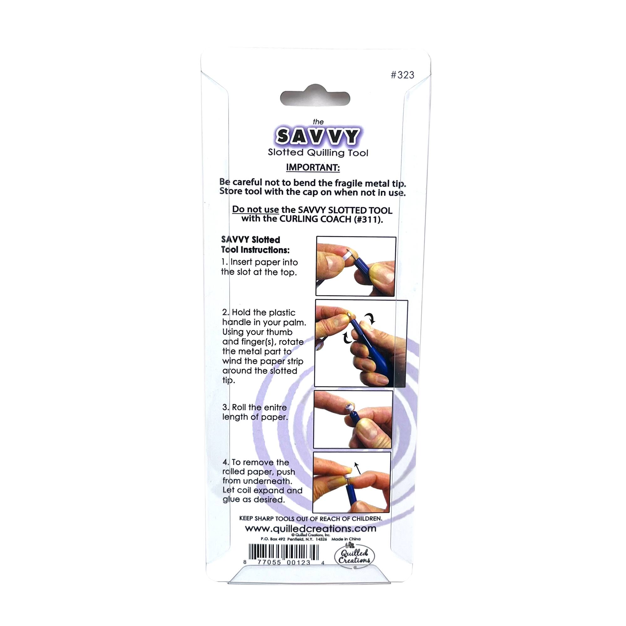Quilled Creations™ Savvy Slotted Quilling Tool